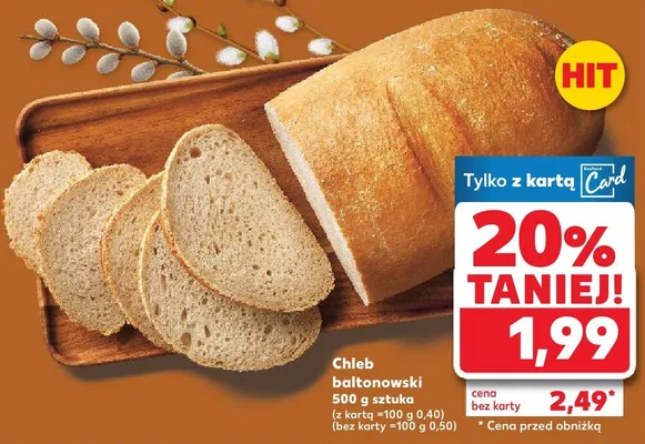 Chleb bałtonowski promocja w Kaufland
