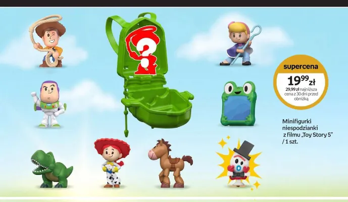 Minifigurki niespodzianki z filmu Toy Story 5 promocja w Empik