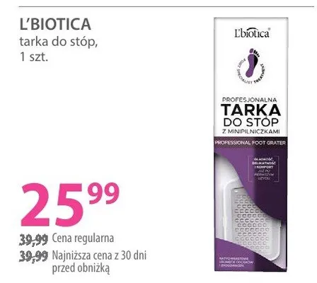 Tarka do stóp promocja w Hebe