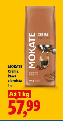 Kawa ziarnista Mokate Crema promocja w Lidl