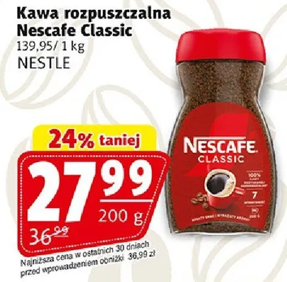Kawa rozpuszczalna Nescafe Classic promocja w Prim Market