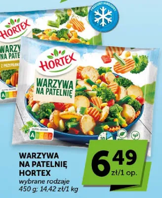 Warzywa na patelnię wybrane rodzaje promocja w Groszek