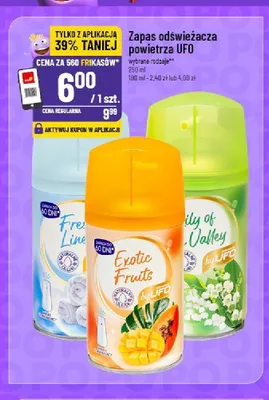 Zapas odświeżacza powietrza UFO Lily of the Valley promocja w POLOmarket