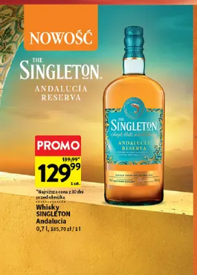 Whisky The Singleton Andalucia promocja w Intermarche