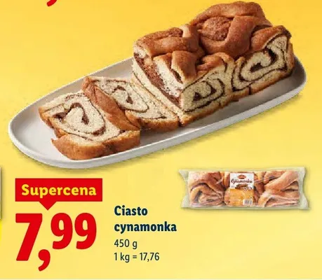 Ciasto cynamonka promocja w Lidl