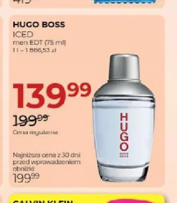 Woda toaletowa Hugo Boss Iced promocja w Drogerie Jawa