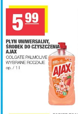 Płyn uniwersalny Ajax promocja w SPAR