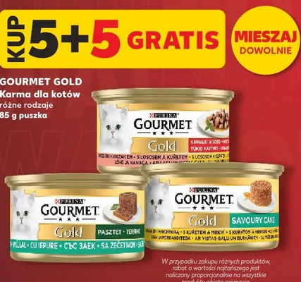 Karma dla kota Purina Gourmet Gold z kurczakiem promocja w Kaufland
