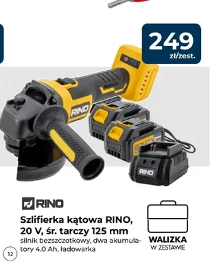 Szlifierka kątowa Rino promocja w PSB Mrówka