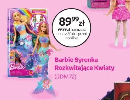 Lalka Barbie Syrenka Rozkwitające Kwiaty promocja w Dzień Dziecka