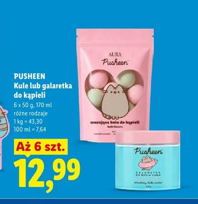 Galaretka do kąpieli Pusheen promocja w Lidl