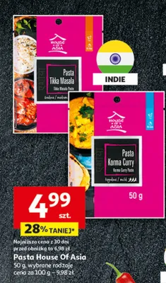 Pasta Pasta Tikka Masala House Of Asia promocja w Auchan