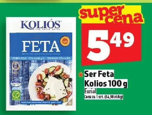 Ser Feta Kolios 100g promocja w TOPAZ