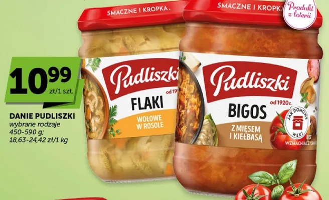 Danie Pudliszki wybrane rodzaje promocja w Euro Sklep