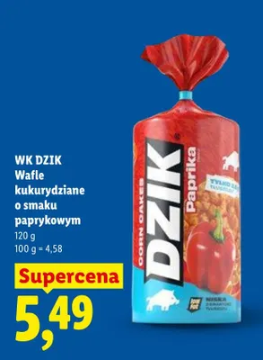 Wafle kukurydziane o smaku paprykowym promocja w Lidl