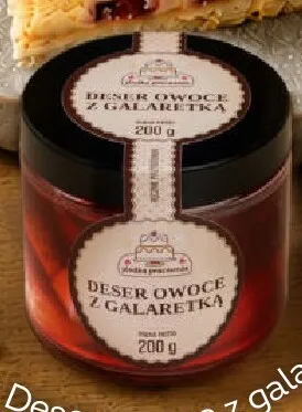 Deser owoce z galaretką Słodka Pracownia promocja w Żabka