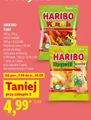 Żelki Haribo Wummis promocja w Lidl