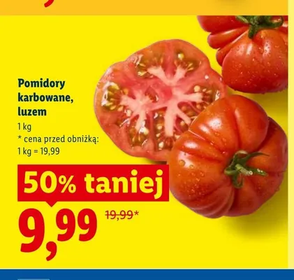 Pomidory karbowane Ryneczek Lidla promocja w Lidl