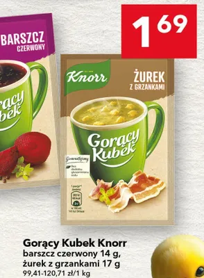 Gorący Kubek barszcz czerwony promocja w LEWIATAN