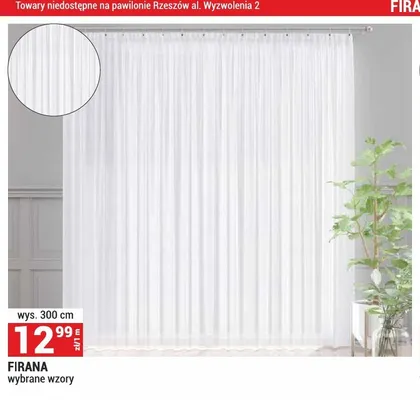 Firana wys. 300 cm promocja w Merkury Market