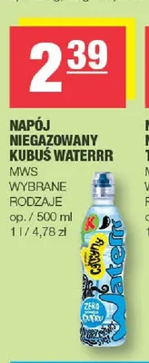 Napój niegazowany Kubuś Waterrr cytryna promocja w SPAR
