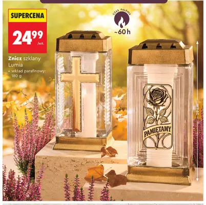 Znicz szklany Lumia promocja w Biedronka