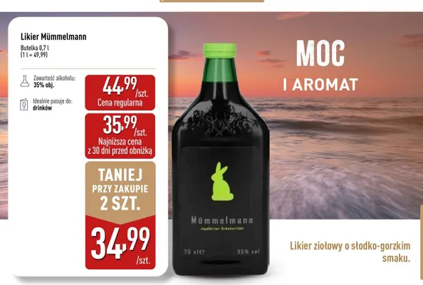 Likier Mümmelmann promocja w Aldi