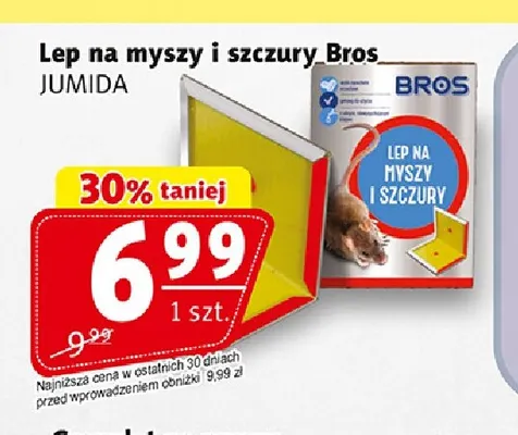 Lep na myszy i szczury Bros promocja w Prim Market