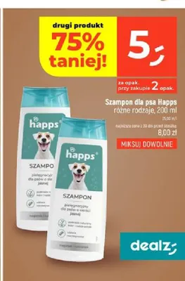 Szampon dla psa Happs promocja w Dealz