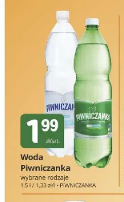 Woda gazowana Piwniczanka promocja w Marketvita