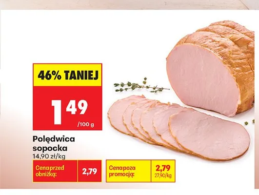 Polędwica sopocka promocja w Biedronka