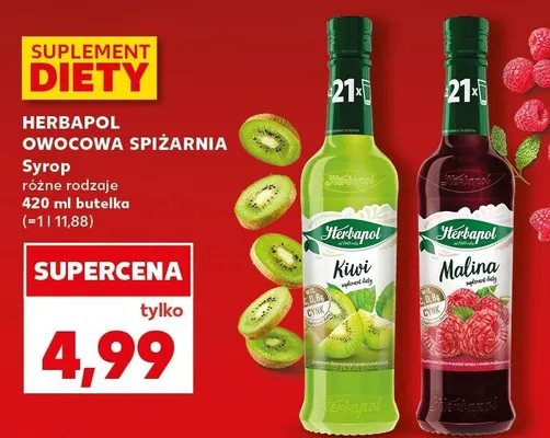 Syrop owocowa spiżarnia różne rodzaje promocja w Kaufland