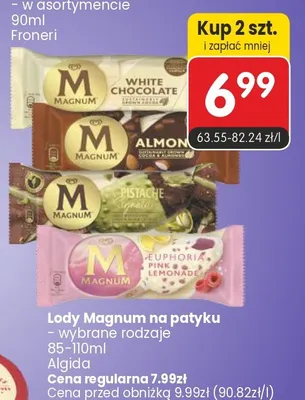 Lody Magnum Euphoria Pink Lemonade promocja w Market Point