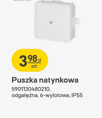 Puszka natynkowa promocja w Castorama