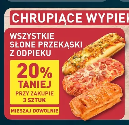 Słone przekąski z odpieku promocja w Aldi