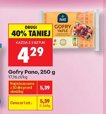 Gofry Pano promocja w Biedronka