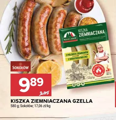 Kiszka ziemniaczana Gzella Sokołów promocja w Stokrotka