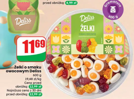 Żelki o smaku owocowym promocja w Dino