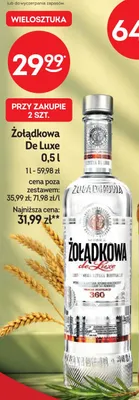 Wódka Żołądkowa De Luxe promocja w Żabka
