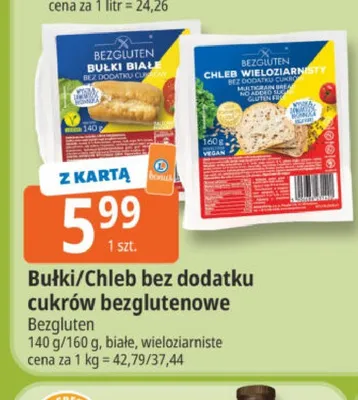 Chleb bez dodatku cukrów bezglutenowy wieloziarnisty promocja w Leclerc