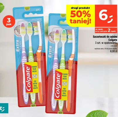 Szczoteczki do zębów Colgate Extra Clean 3-pak promocja w Dealz