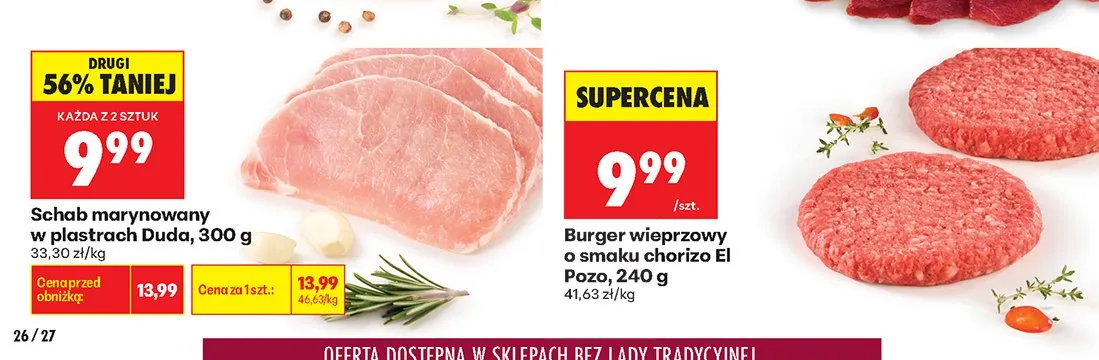 Schab marynowany w plastrach Duda promocja w Biedronka