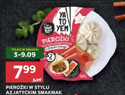Pierożki w stylu azjatyckim z mięsem SmakMAK promocja w Stokrotka