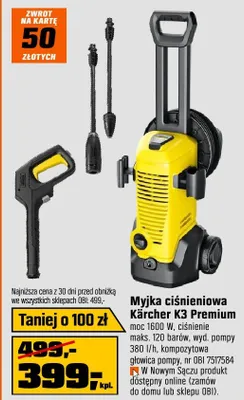 Myjka ciśnieniowa Kärcher K3 Premium promocja w OBI