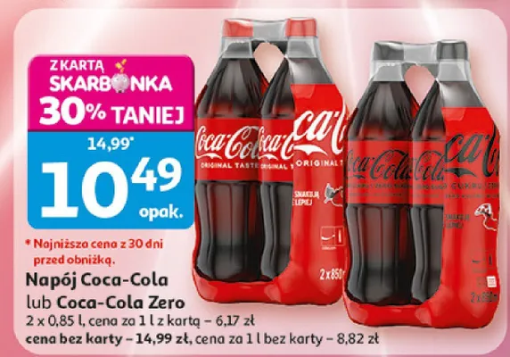 Napój Coca-Cola Original Taste promocja w Auchan