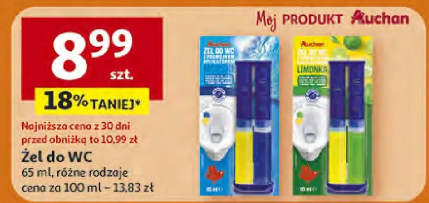 Żel do WC promocja w Auchan