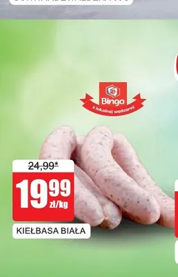 Kiełbasa biała Bingo promocja w Bingo