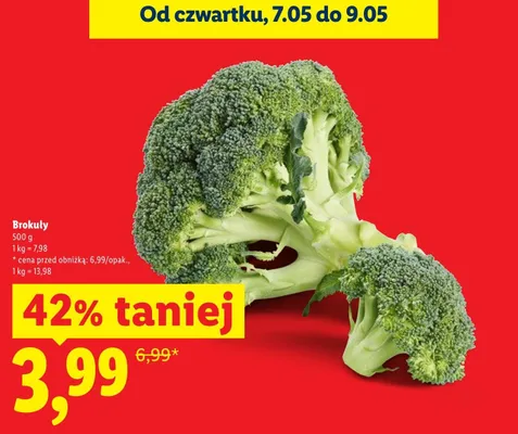 Brokuły promocja w Lidl