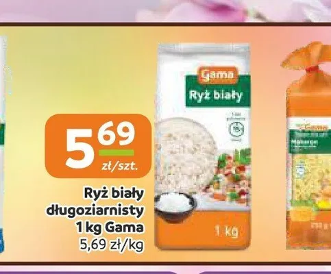 Ryż biały długoziarnisty Gama promocja w Gama