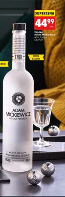 Wódka Adam Mickiewicz 40% promocja w Biedronka